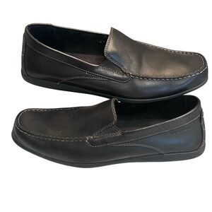 Rockport Adiprene by Adidas Black Leather Loafers Men's 14